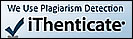 we use plagiarism detection iThenticate